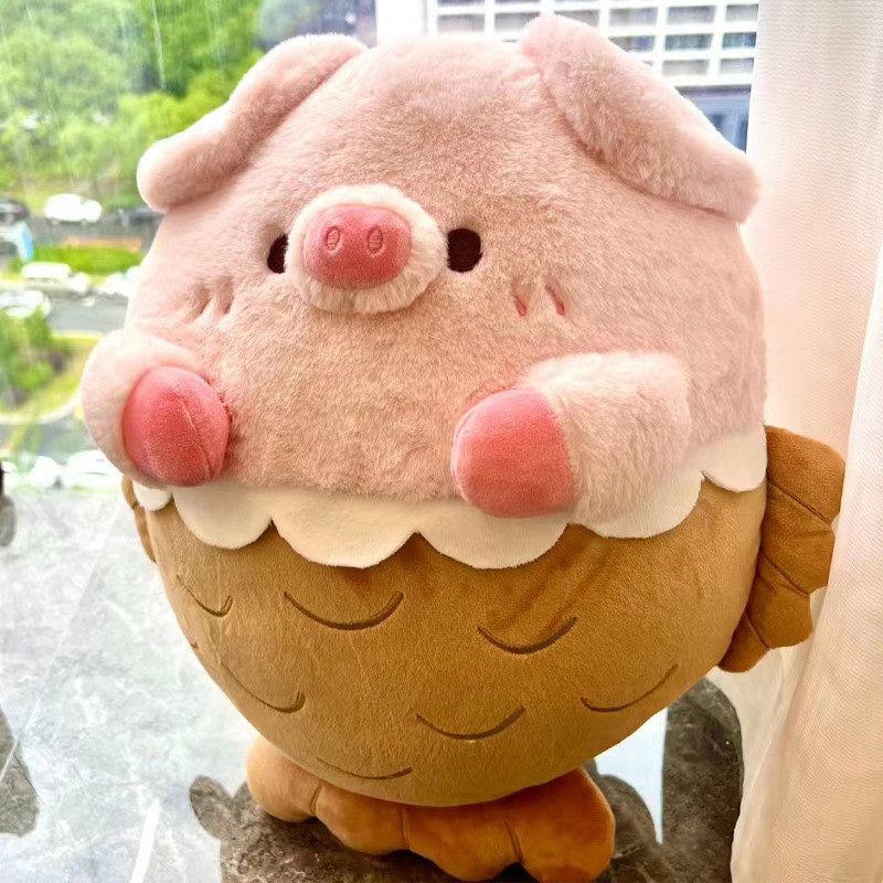Snapper pig doll pig doll plush toy pillow girl sleeping bed Mermaid birthday gift