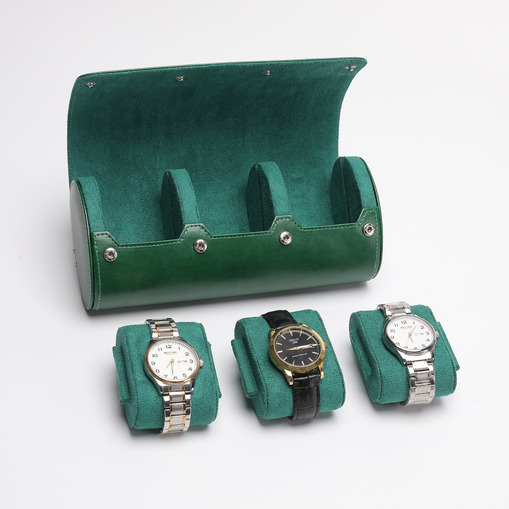 in stock Amazon Style Drawer PU Leather Watch Storage Box Advanced 1 2 3 Epitope Watch Box