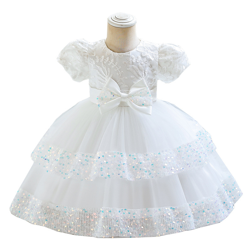 Flower girl's pettiskirt princess dress girl's skirt dress small and medium children's clothing Wedding Dress 1-6 years old children dress
