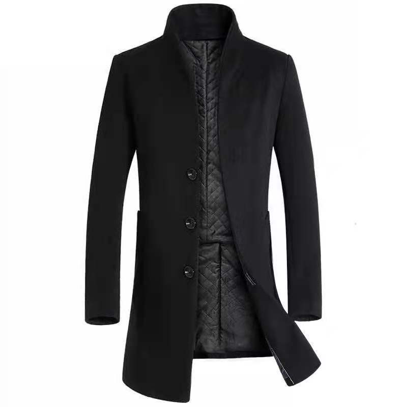 High-end woolen suit autumn and winter men's jacket small suit business casual jacket men