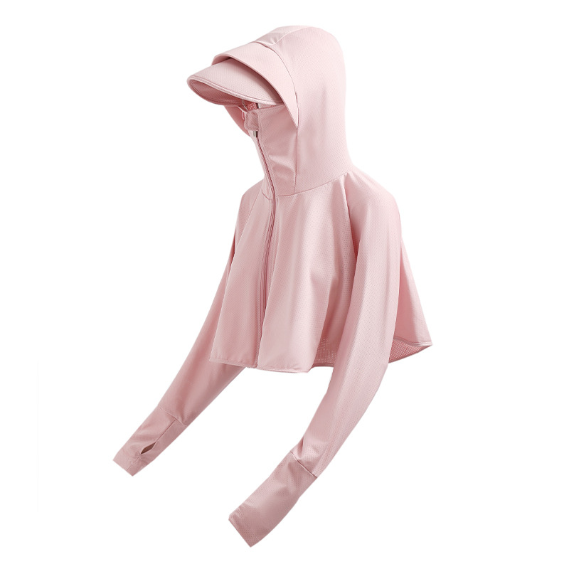 Sun Protection Clothing Women's Summer 2022 New Anti-UV Ice Silk Sun Protection Clothing Coat Breathable Thin Sun Protection Blouse Cardigan