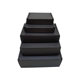 Cross-Border Black Airplane Box, Three-Layer Black Corrugated Logo Customized Clothing Intimates Logistics Express Carton