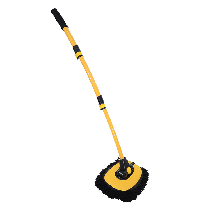 Bending Rod car washing mop car brush brush soft hair does not hurt the car special long handle telescopic car washing tools supplies