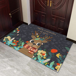 Floor Mat Door Mat Door Carpet Bathroom Bedroom Bathroom Household Kitchen Water Absorbent Foot Mat Entrance Door Mat