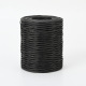 Paper-wrapped wire [black] 200 m/roll; See SKU description