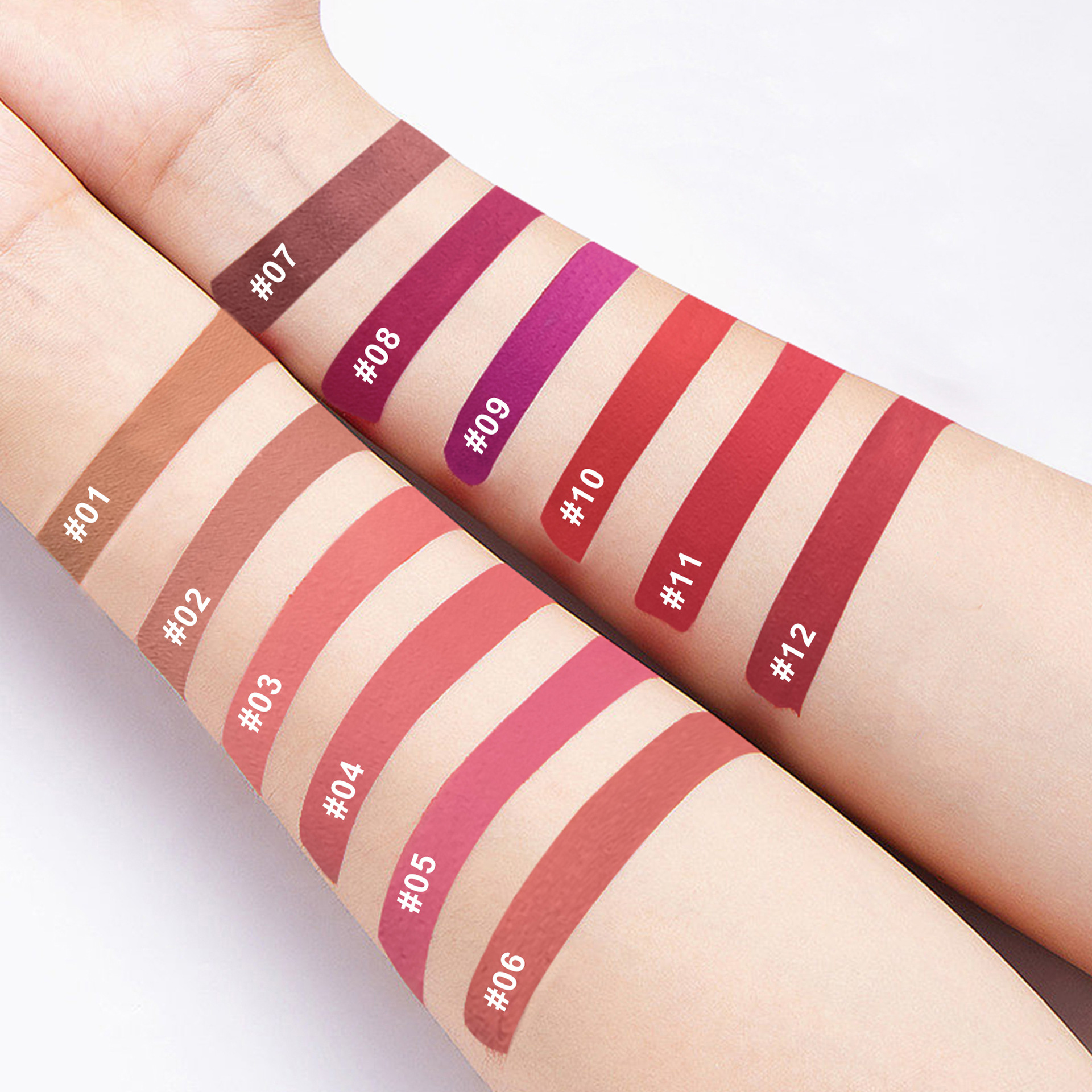 handaiyan Han Dai Ya Ou Mei New Four Times matte lip glaze Velvet Matte Lip gloss non-stick Cup lipstick