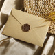 1 linen yellow envelope 1 1 paint print