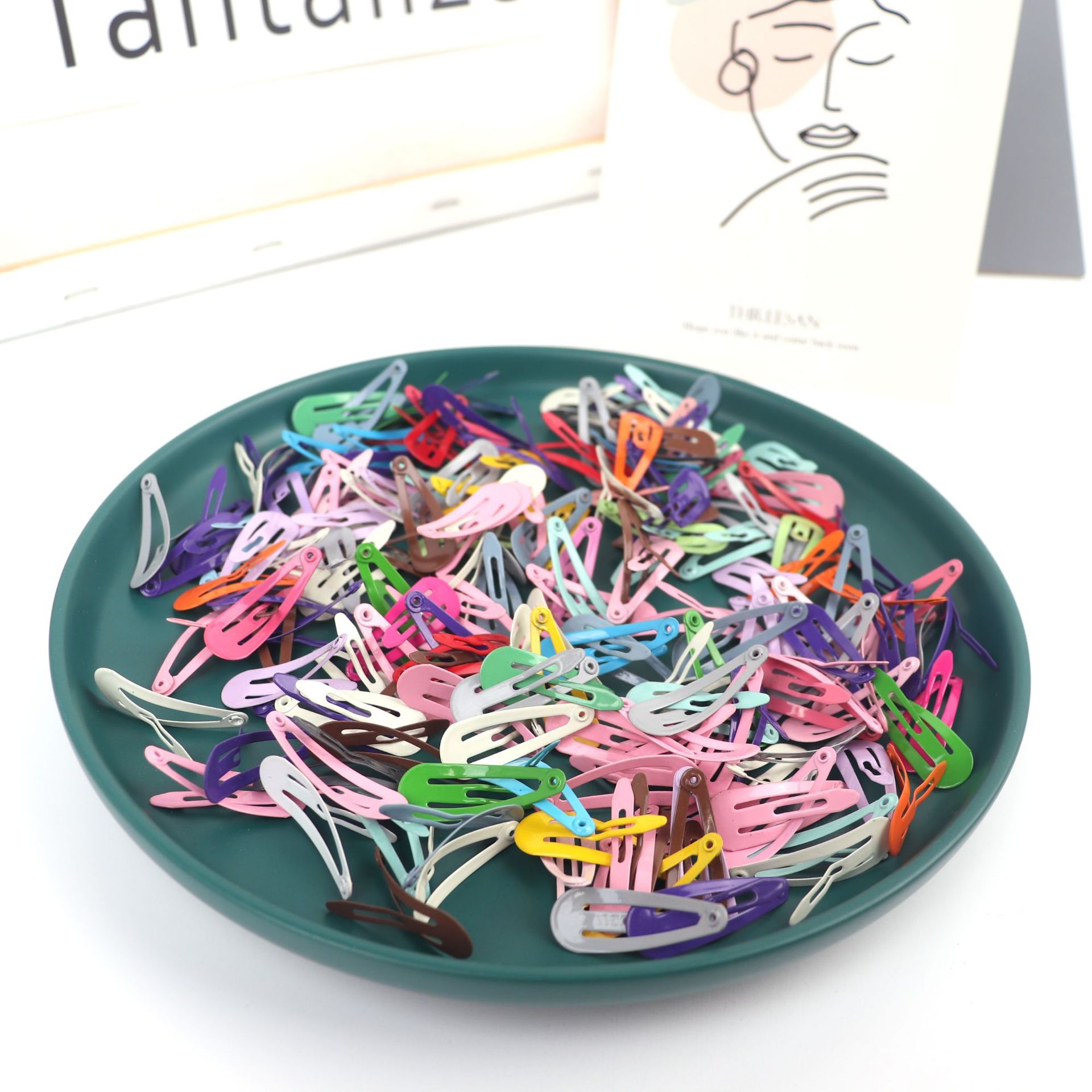 Cute children's hairpin 3cm small size BB clip baby broken hairpin mini paint little girl bangs clip hairpin hair