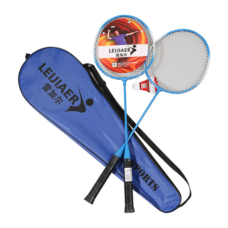 Factory direct ferroalloy split practice badminton racket set Sports indoor outdoor beginner badminton racket