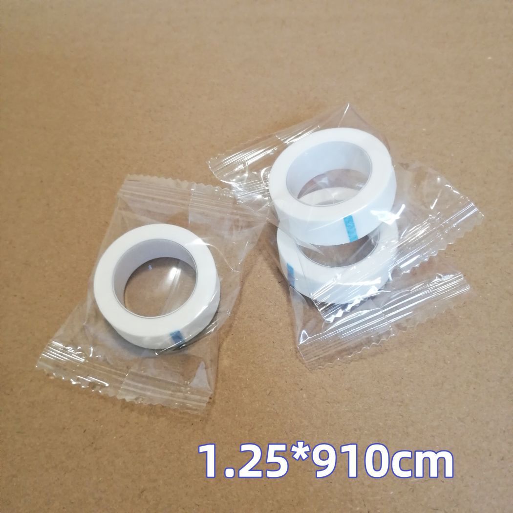 Grafting eyelash tape independent packaging non-woven tape emergency accessories paper tape breathable factory straight hair