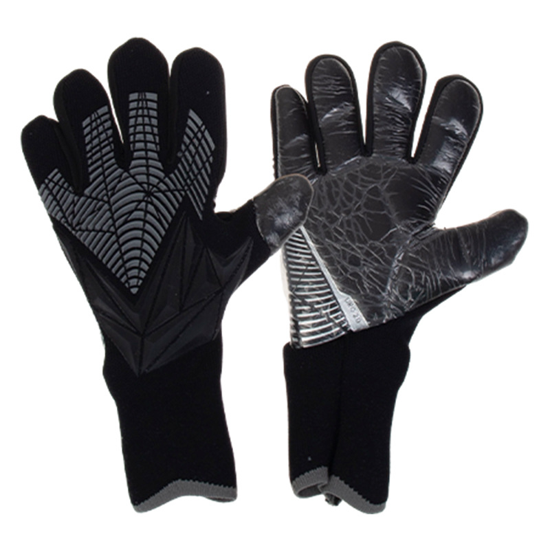 Powerful factory wholesale children adult football goalkeeper gloves latex anti-collision gloves training game gloves