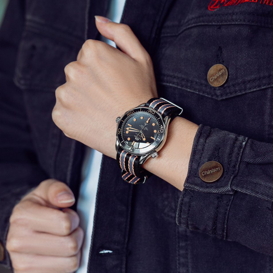 Automatic mechanical luminous steel mesh belt men's watch AUTOMATIC WATCH_voghion.com