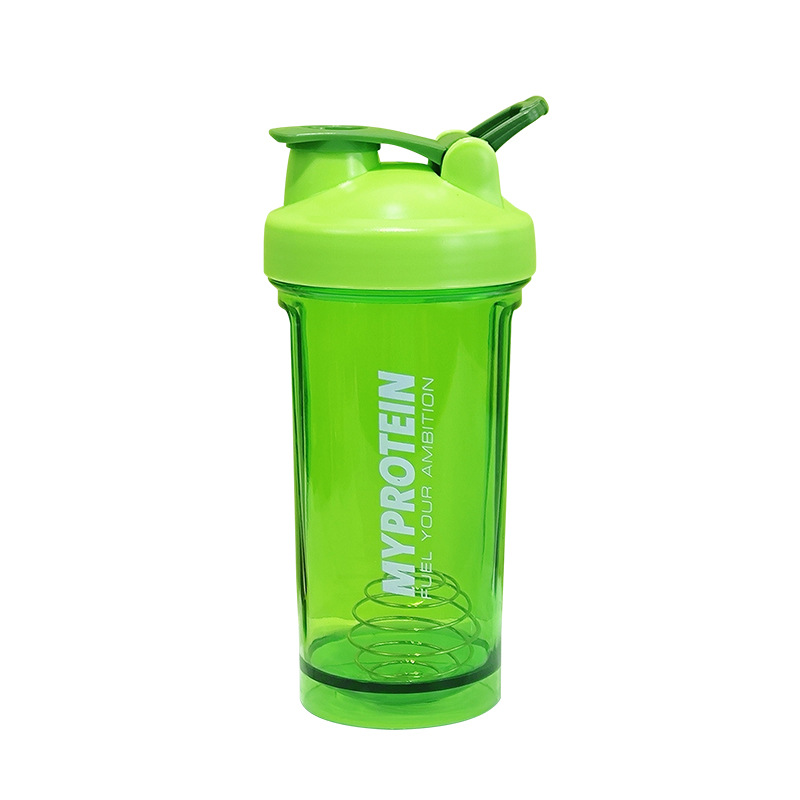 500ML sports shake Cup fitness portable water cup milk shake Cup protein powder mixing cup transparent scale Cup