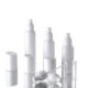 30/50/80/100 ml White Plastic Bottle Facial Cleanser Bottle Spray Bottle Press Sub Bottle Cosmetic Bottle