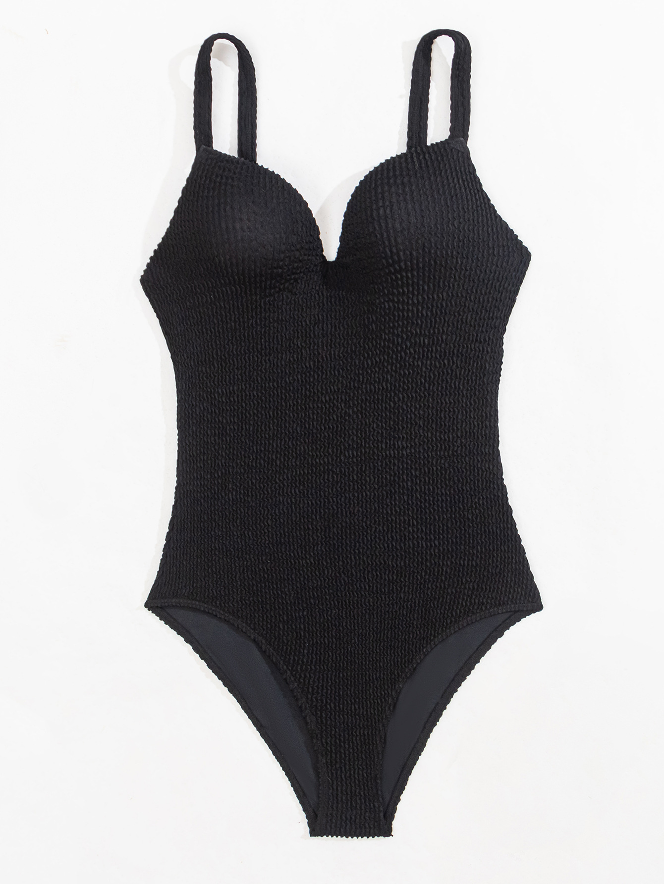 2024 European and American new special fabric hard Cup with steel bracket fashion sexy one-piece swimsuit one-piece delivery Amazon