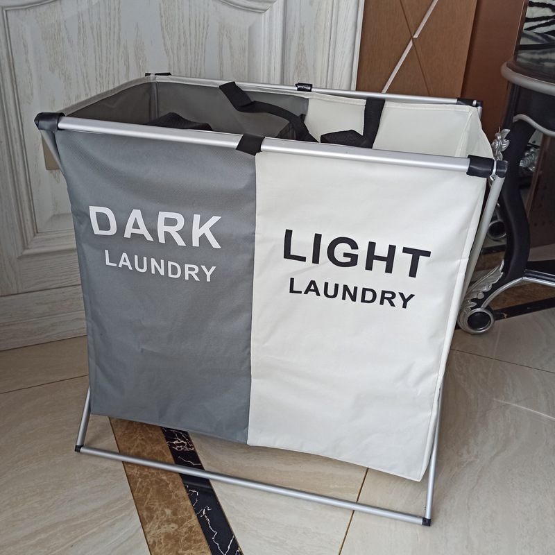 600D Oxford cloth dirt basket laundry basket storage basket single grid double grid three grid bathroom storage basket laundry basket storage