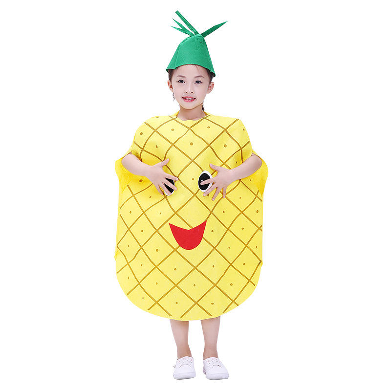 Children's Day Fruit Costume Vegetable Kindergarten Show Fashion Show Halloween Pumpkin Stage Costume