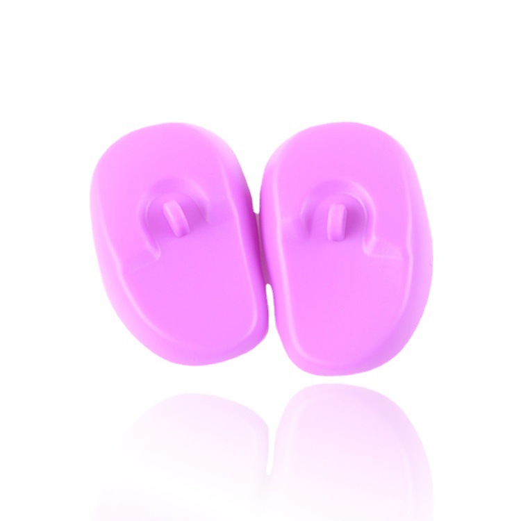 Factory wholesale silicone hair color earmuffs hair salon hair treatment hair color silicone earmuffs cross-border wholesale