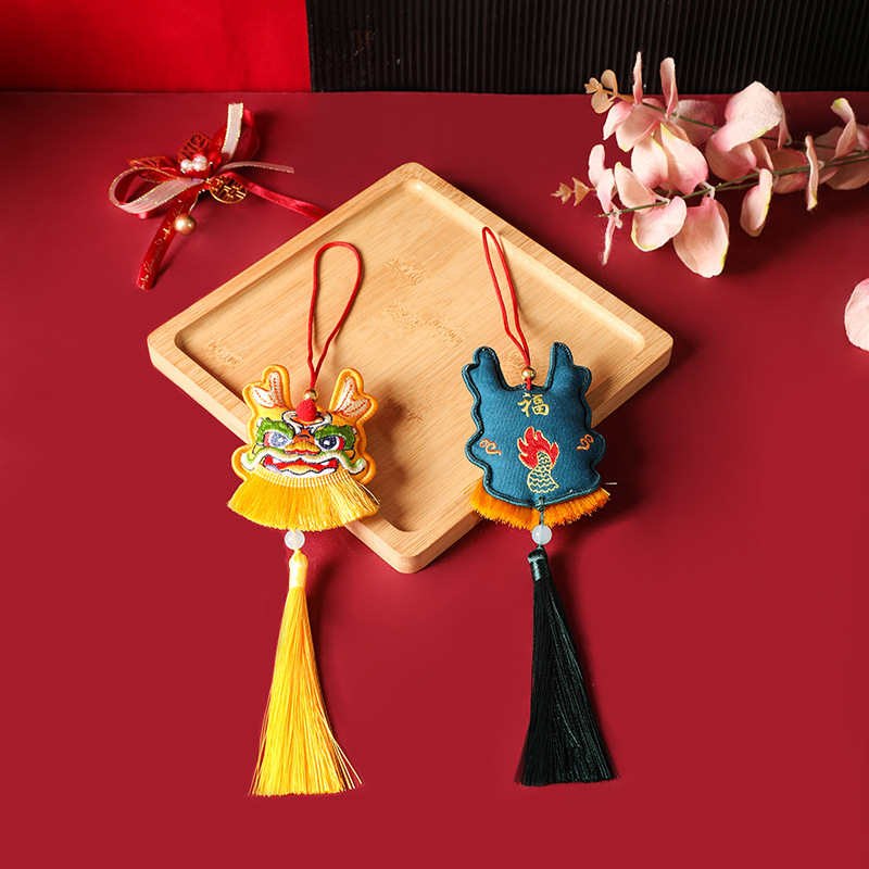 Ancient embroidery Dragon year sachet pendant creative national fashion sachet ornaments tassel Design National style children sachet ornaments