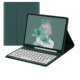 Dark night green leather case + keyboard (regular)