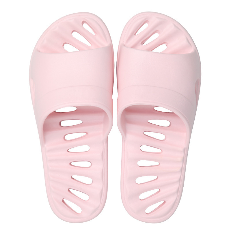 Wholesale spot couples home slippers women's summer season leaking home bathroom bath non-slip wear-resistant sandals