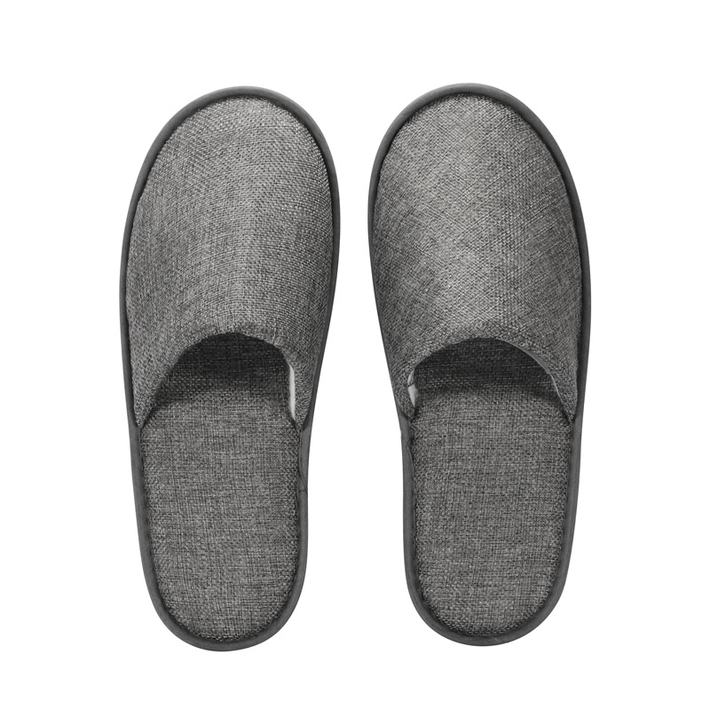 Star hotel disposable slippers homestay hotel special thick non-slip hospitality linen half package Logo wholesale