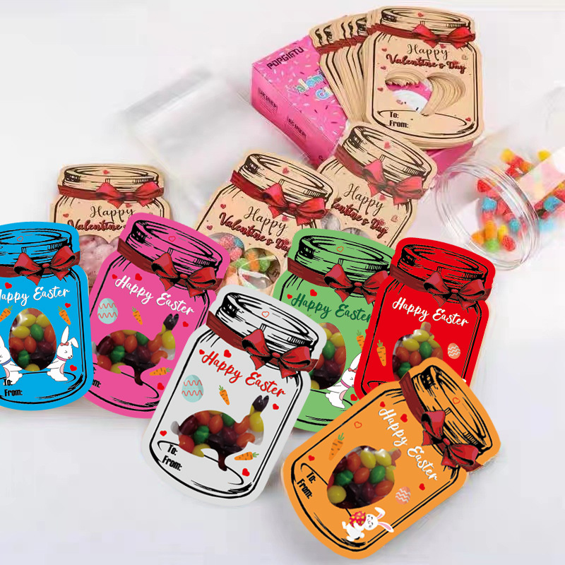 Children's Valentine's Day greeting card gift exchange card activity party vintage drifting bottle love gift exchange card