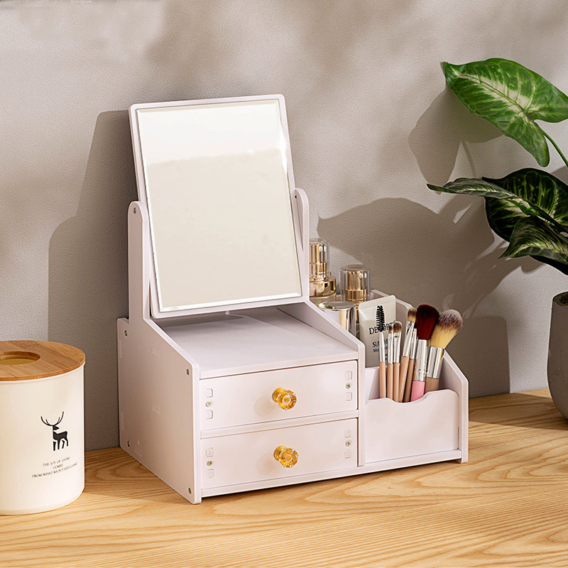 Cross-border Cosmetics Storage Box Advanced Desktop Household Large Capacity Skin Care Storage Rack Drawer-type Storage Rack