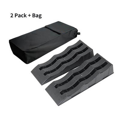 Stock free shipping with bag RV three-step plastic car RV parking device ramp tire pad