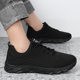New 2025 Flying Woven Mesh sneaker Men's Spring and Autumn Light Soft Sole Casual Shoes Student Breathable Running Shoes