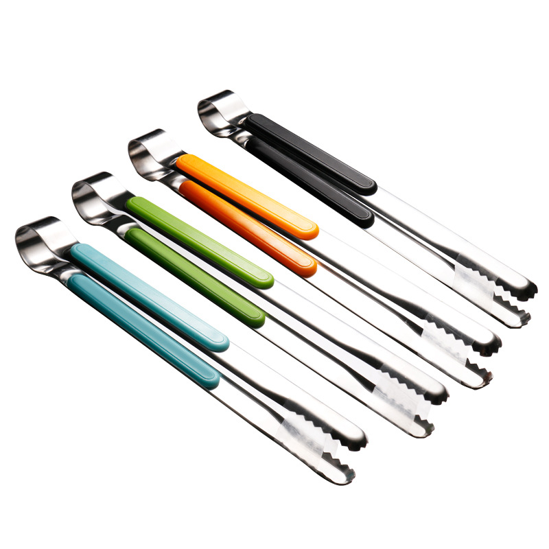 Stainless Steel Food Clip Korean Barbecue Clip Malatang Buffet Clip Baking Bread Steak Clip Lender Clip