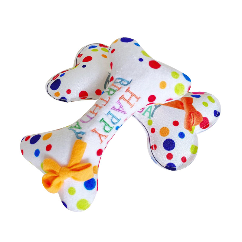 Kitten dog pet birthday cake gift box bite molar toy puppy plush sound relief doll