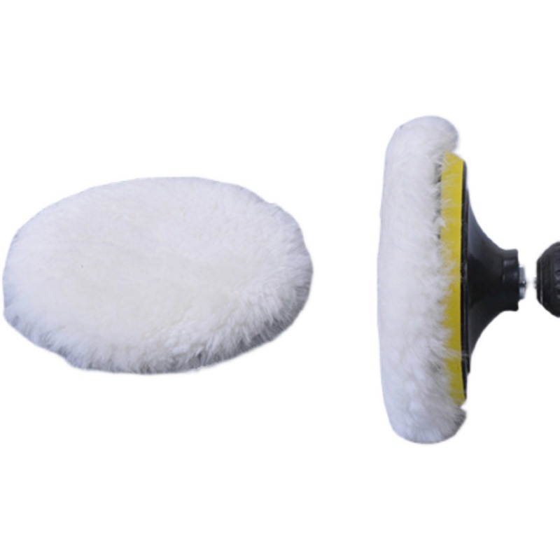 Cross-Border self-adhesive artificial wool wool ball self-adhesive imitation wool plate polishing wool plate supply wool wheel sponge wheel