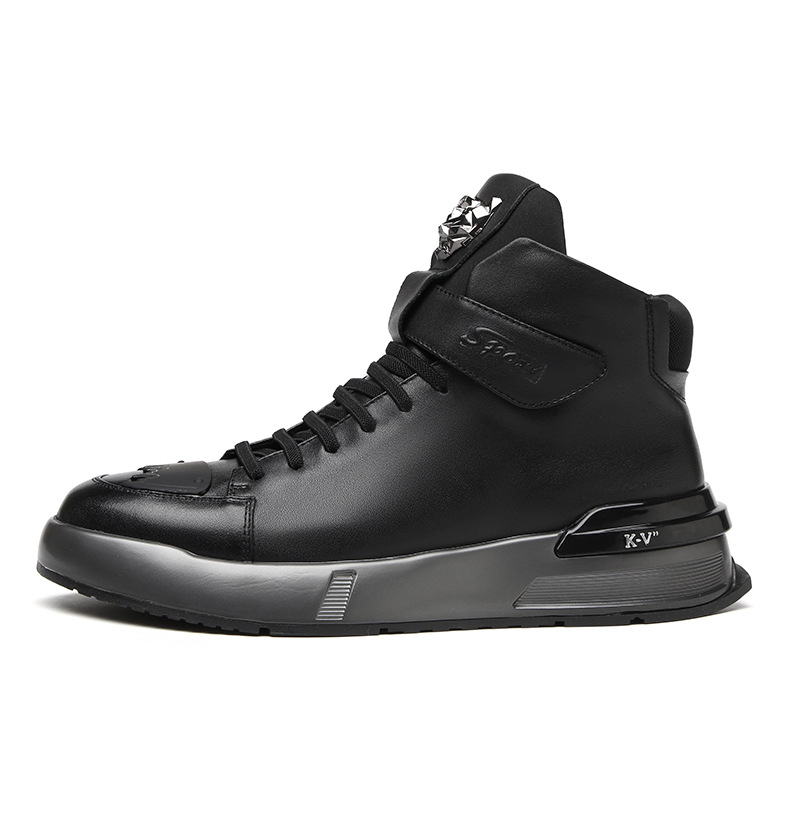 Bottes Martin en cuir véritable pour hommes printemps et hiver 2023 nouvelles bottes mi-hautes en cuir épais et chaud avec couche supérieure en cuir de vache pour hommes_voghion.com