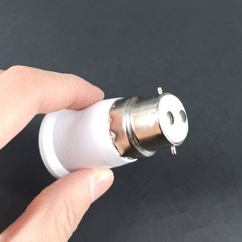 Bayonet to screw conversion lamp holder B22 to E27 lamp switch outer b22 hanging port to inner e27 wire port
