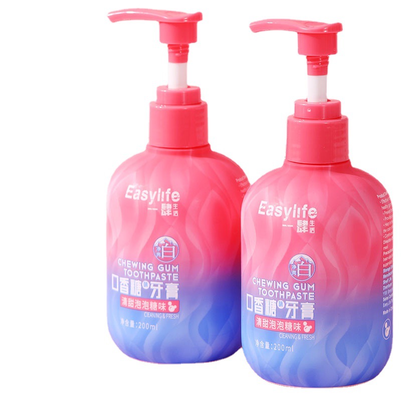 A four life chewing gum toothpaste fresh breath probiotics mint pump liquid toothpaste manufacturers spot wholesale
