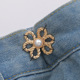 Stitching style bright gold * lace-shaped