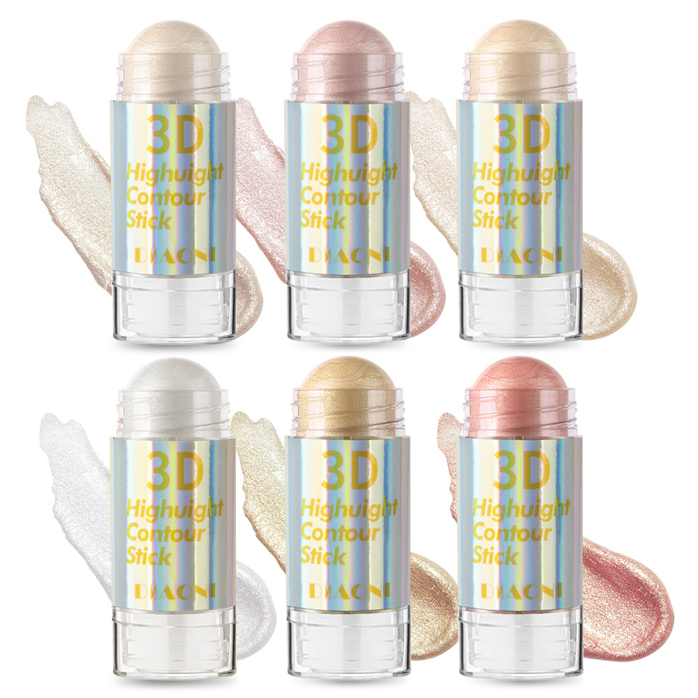 Cross-border popular tiaoni multi-functional highlight repair brightening makeup stick base cream concealer lazy eye shadow blush