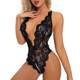 Foreign trade Europe and the United States sexy underwear new large size lace temptation open crotch sexy backless free jumpsuit wholesale