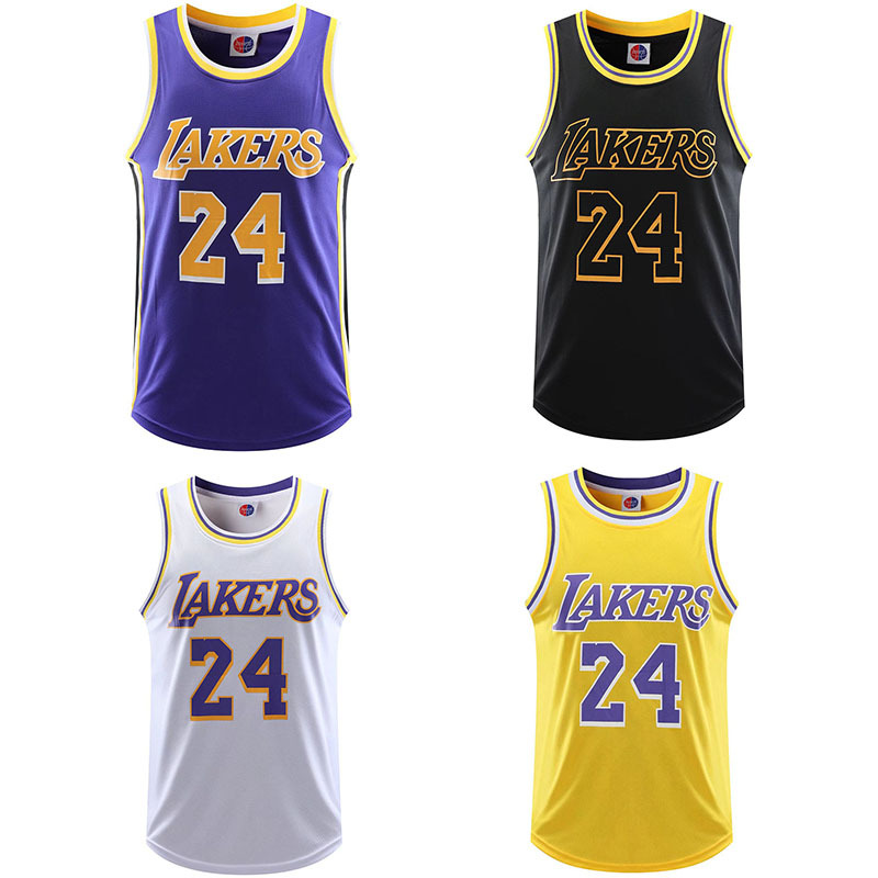 No. 24 Kobe Jersey Lakers nba James No. 23 Curry Jersey Basketball Jersey Vest Children's Men's and Women's Tops