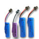 Cylindrical belt line 18650 3.7V14500 lithium battery toy car battery remote control car battery 3.7V battery