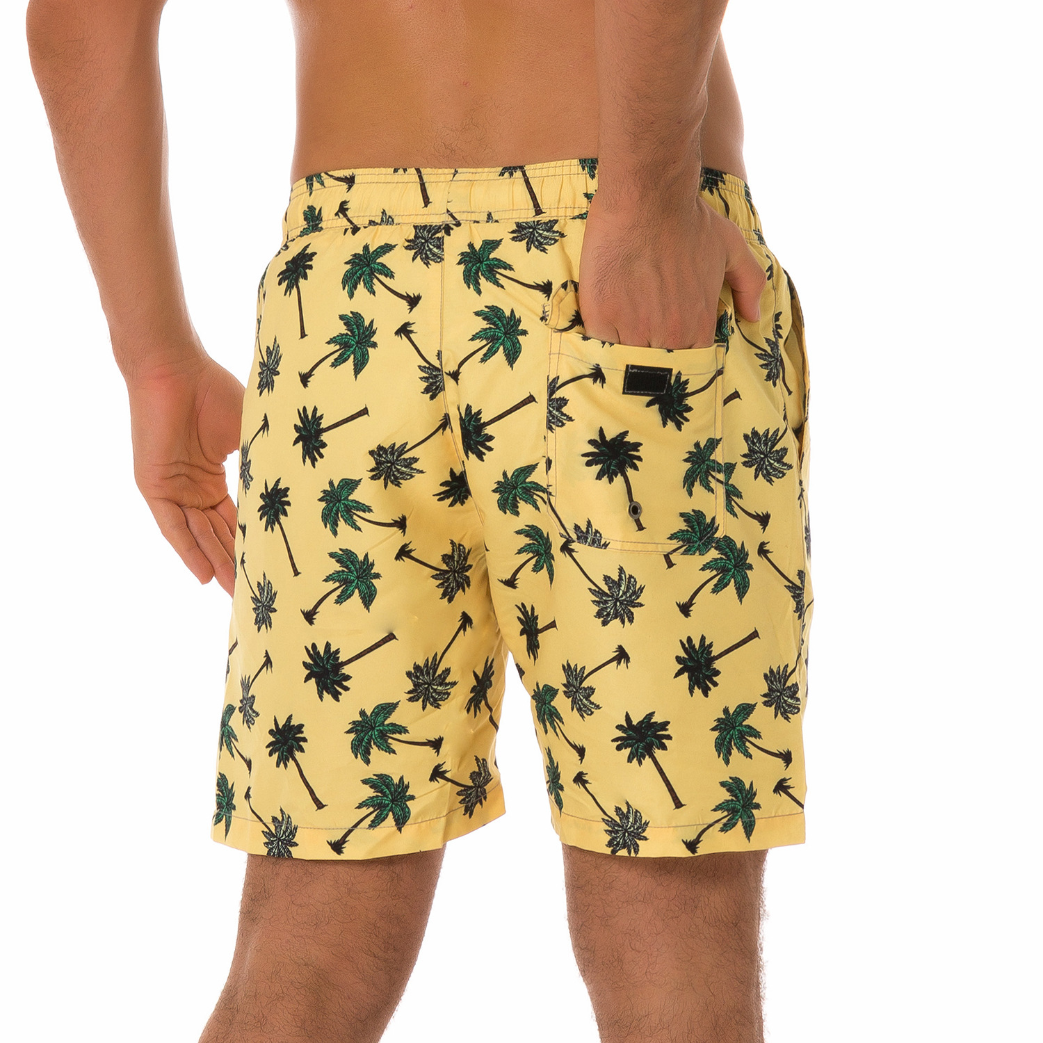 Summer Beach Pants Men's Quick-Dry Waterproof Shorts Beach Holiday Shorts Loose Multi-Pocket Straight Large Pants