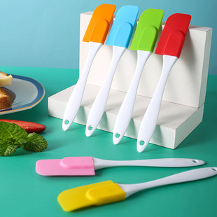 Factory in stock Silicone Scraper Cake Cream Stir small size Silicone Split Scraper Jam Butter Spatula