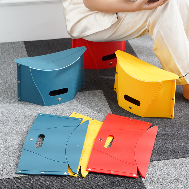 Card Folding Stool Outdoor Camping Fishing Multifunctional Portable Portable Basket Folding Stool Portable Plastic Stool