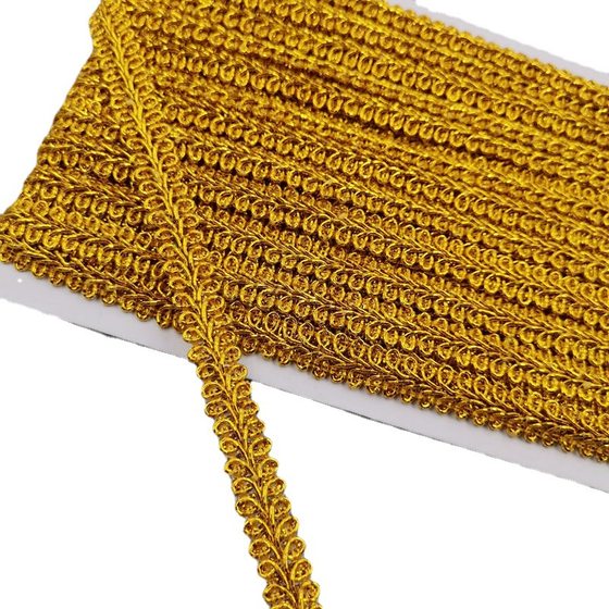12mm gold and silver eight centipede with lace herringbone double color lace keel lace clothing accessories