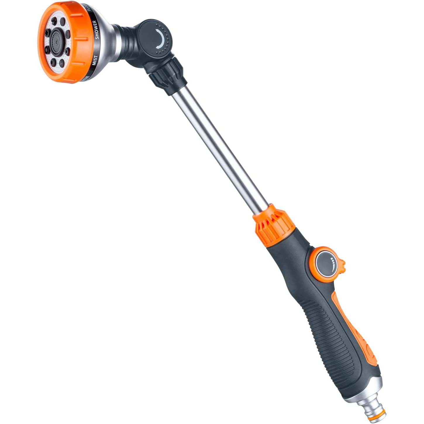 Garden long-pole water gun nozzle multifunctional household irrigation spray gun agricultural garden car washing gardening watering long-pole gun