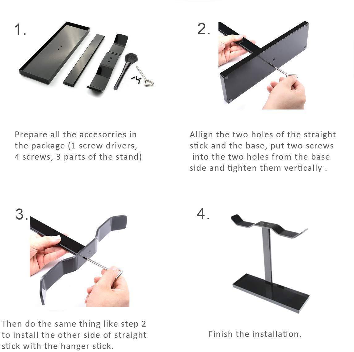 Cross-border acrylic headset bracket headset large headset bracket headset hanger