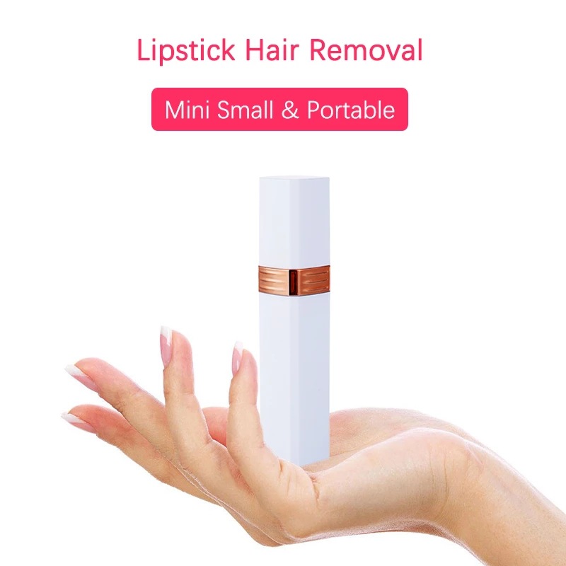 Cross-border new women's lipstick shaver electric hair removal device battery/USB shaver facial mini hair removal machine