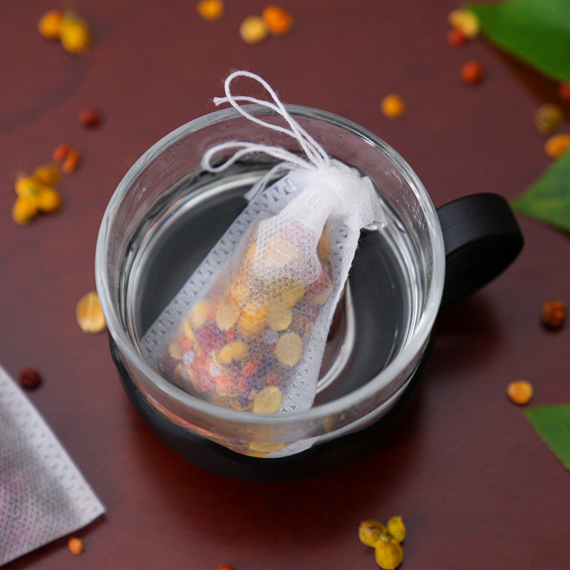 Cross-border 7*9cm tea packaging bag Chinese medicine bag decocting soup residue bag filter bag seasonings bag drawstring tea bag