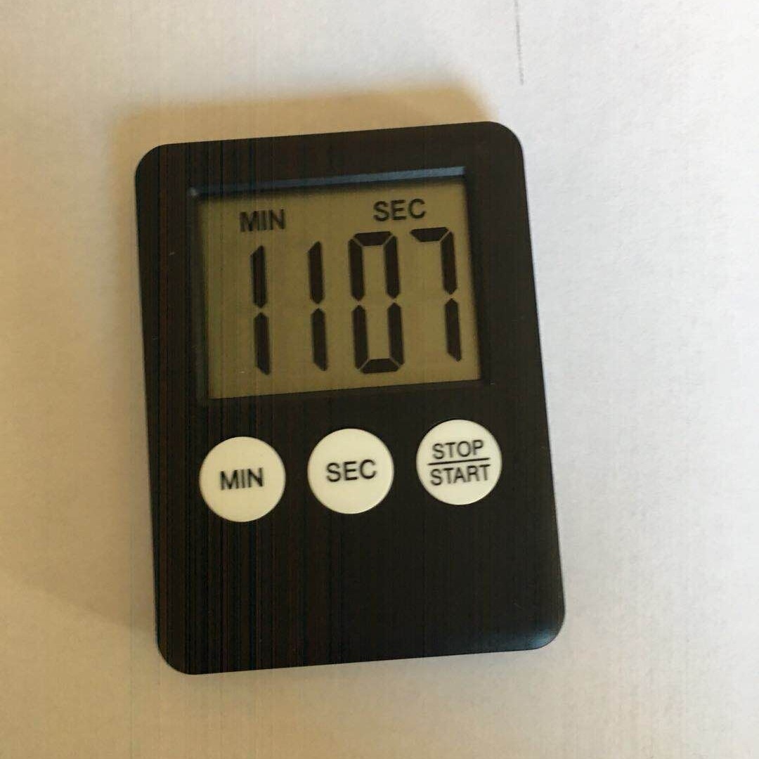 Multi-function kitchen timer large screen countdown clock stopwatch electronic reminder learning plan timing